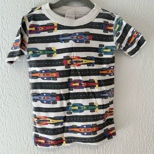 Hanna Andersson Multicolor Race Car Short Sleeve Set Pajamas